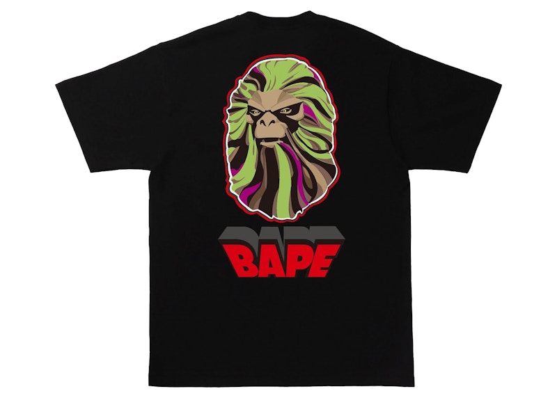 BAPE Ape Head 1 Tee Black
