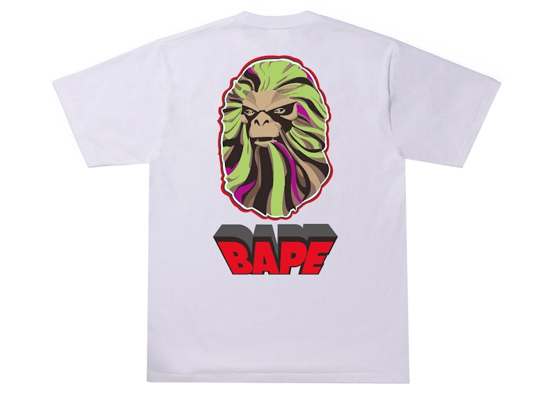 BAPE Ape Head 1 Tee White