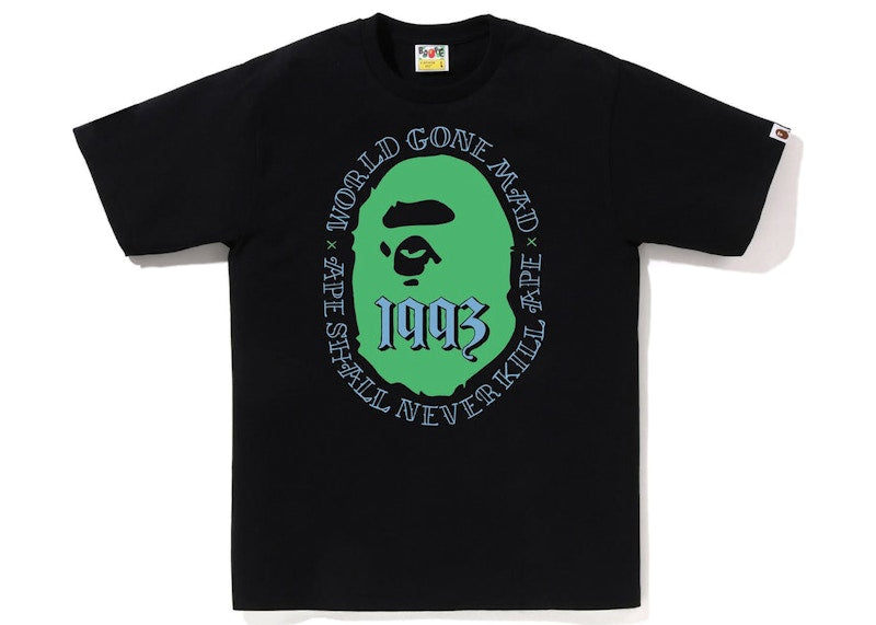 BAPE Ape Head 1993 Tee Black