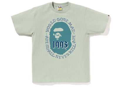 BAPE Ape Head 1993 Tee Green