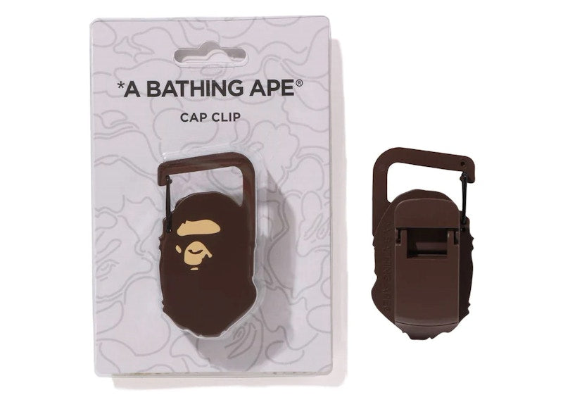 BAPE Ape Head Acid Wash Logo Cap Brown