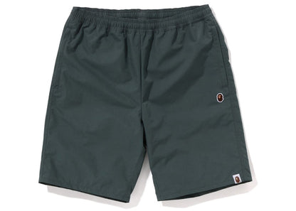 BAPE Ape Head Beach Shorts Olive Drab