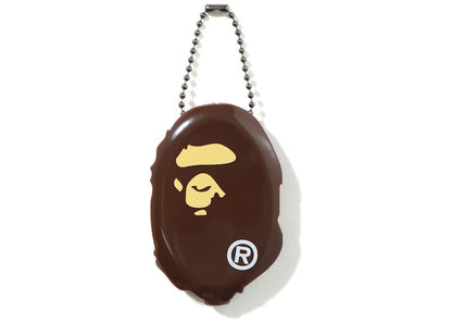 BAPE Ape Head Coin Case Brown