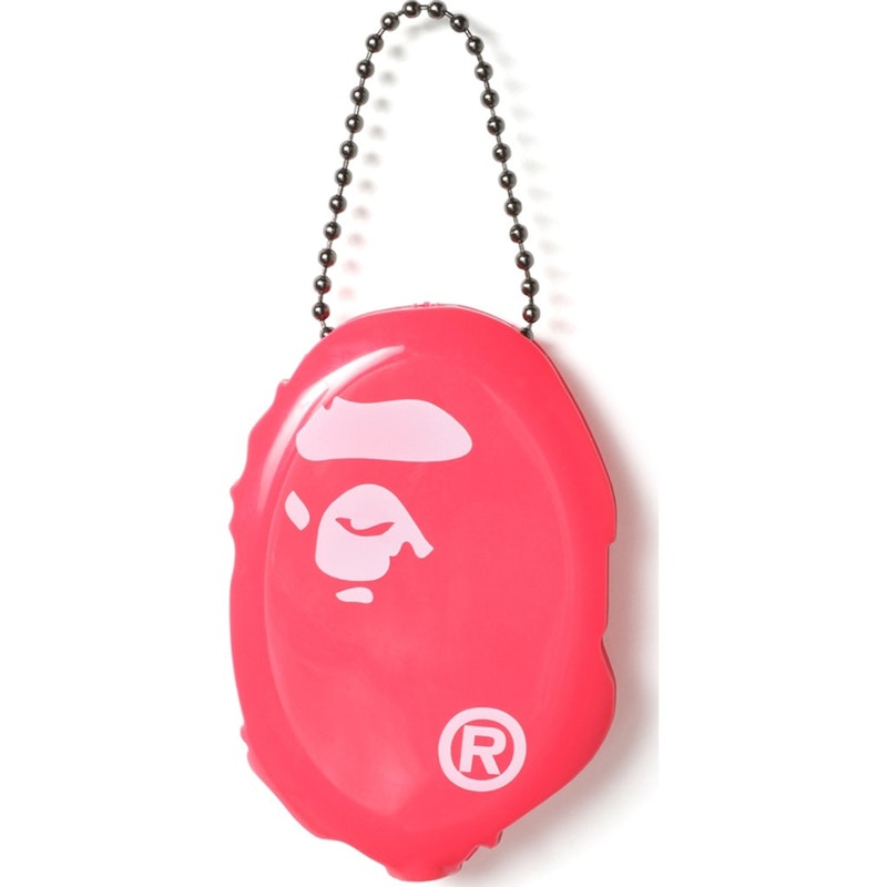 BAPE Ape Head Coin Pouch Pink