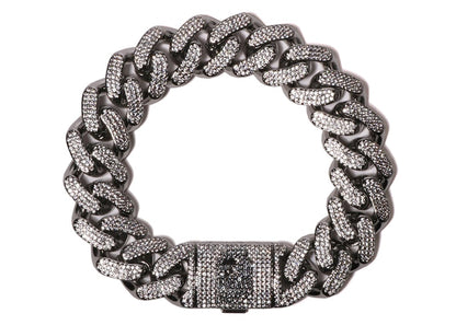 BAPE Ape Head Fat Bracelet Silver