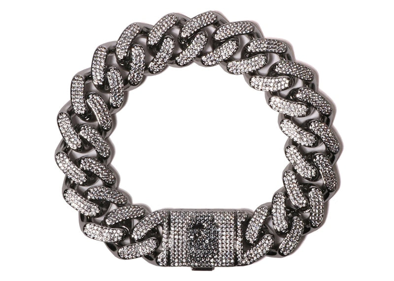 BAPE Ape Head Fat Bracelet Silver