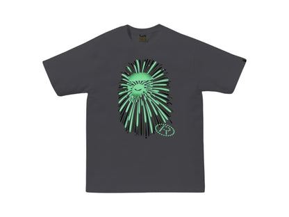 BAPE Ape Head Firework I Tee White/Green