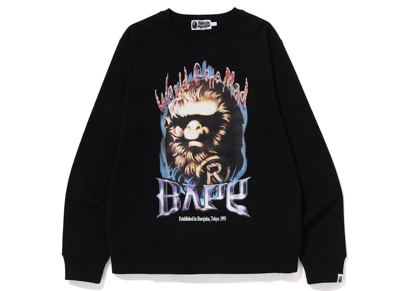 BAPE Ape Head Graphic Crewneck Black
