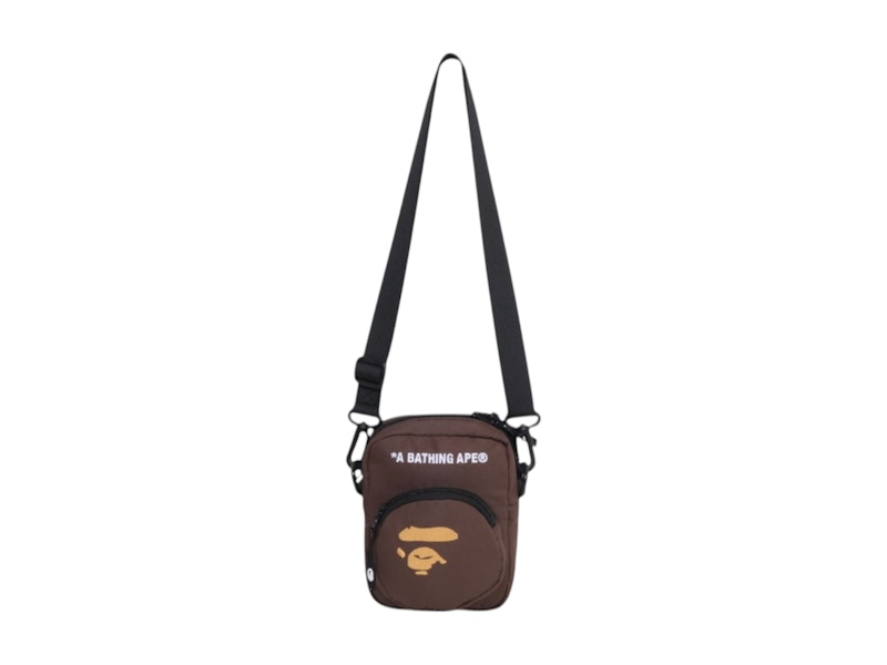 BAPE Ape Head Mini Bag Brown