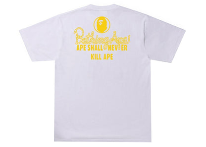 BAPE Ape Head Multi Print Tee (SS22) White