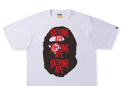 BAPE Ape Head Multi Print Tee (SS22) White