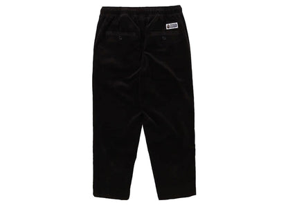 BAPE Ape Head One Point Corduroy Chef Pants Black