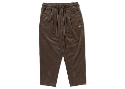 BAPE Ape Head One Point Corduroy Chef Pants Olivedrab