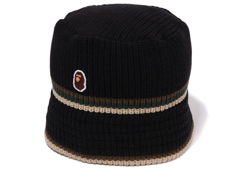 BAPE Ape Head One Point Crusher Hat Black