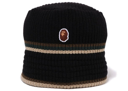 BAPE Ape Head One Point Crusher Hat Black