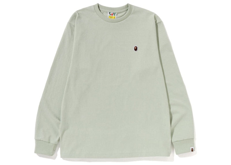 BAPE Ape Head One Point L/S Tee (SS23) Green
