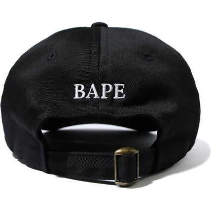 BAPE Ape Head One Point Panel Cap Black