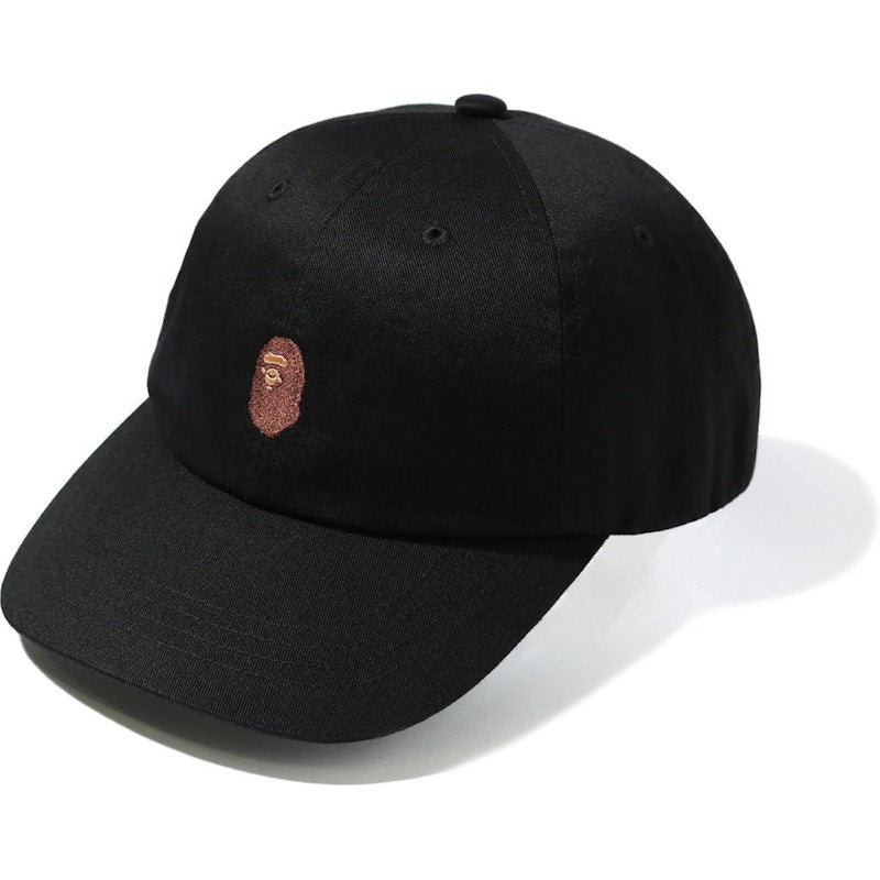 BAPE Ape Head One Point Panel Cap Black