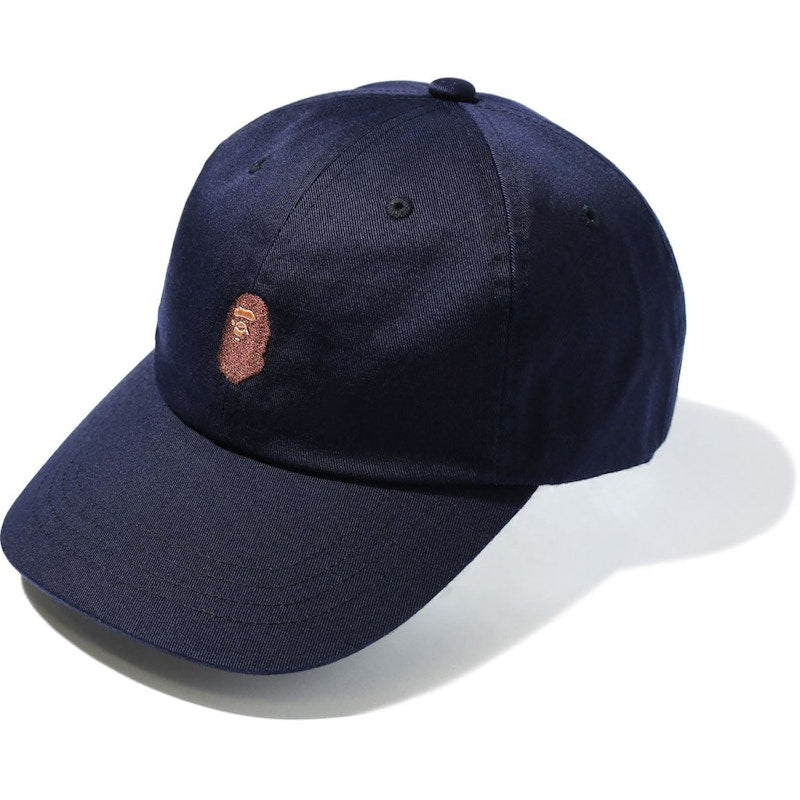 BAPE Ape Head One Point Panel Cap Navy
