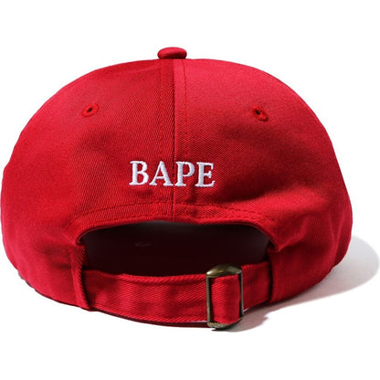 BAPE Ape Head One Point Panel Cap Red