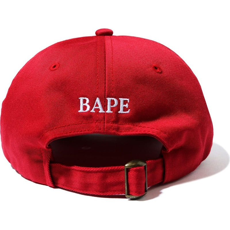 BAPE Ape Head One Point Panel Cap Red