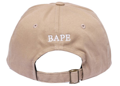 BAPE Ape Head One Point Panel Cap (SS22) Beige