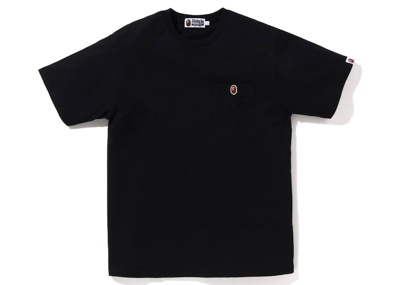 BAPE Ape Head One Point Pocket Tee (FW22) Black