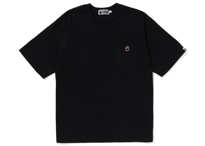 BAPE Ape Head One Point Relaxed Fit Pocket Tee (SS23) Black