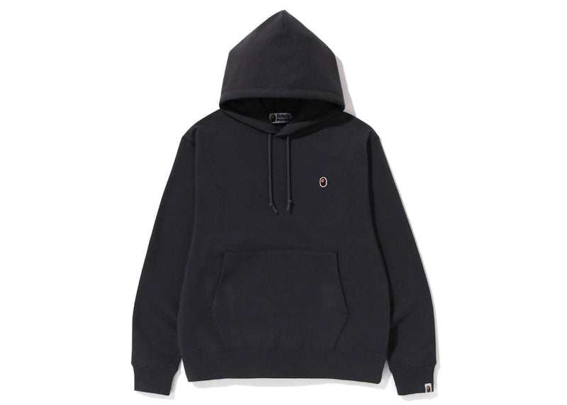 BAPE Ape Head One Point Relaxed Fit Pullover Hoodie (SS23) Charcoal