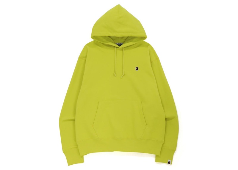 BAPE Ape Head One Point Relaxed Fit Pullover Hoodie Yellow