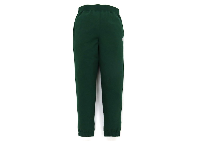 BAPE Ape Head One Point Sweat Pants (FW21) Green