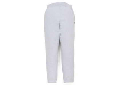 BAPE Ape Head One Point Sweat Pants (FW21) Grey