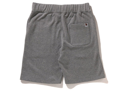 BAPE Ape Head One Point Sweat Short Grey