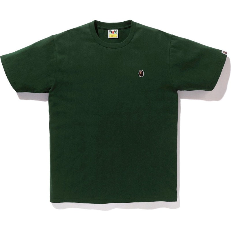 BAPE Ape Head One Point Tee Green
