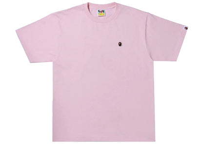 BAPE Ape Head One Point Tee Pink