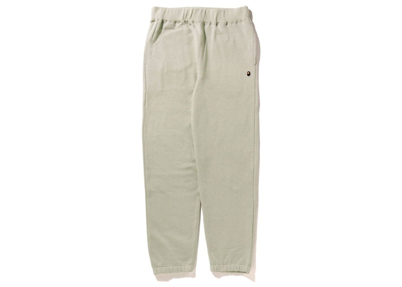 BAPE Ape Head One Point Wide Fit Sweatpants (SS23) Beige
