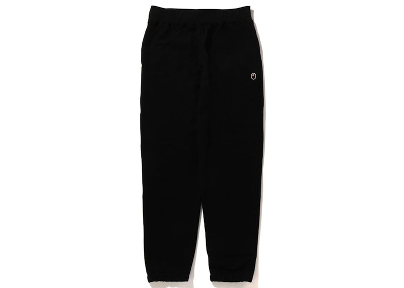 BAPE Ape Head One Point Wide Fit Sweatpants (SS23) Black