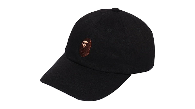 BAPE Ape Head Panel Cap Black