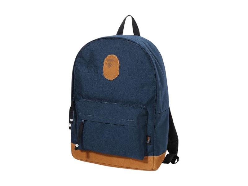 BAPE Ape Head Patch Cordura Daypack Navy