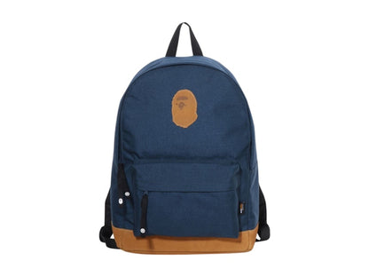 BAPE Ape Head Patch Cordura Daypack Navy