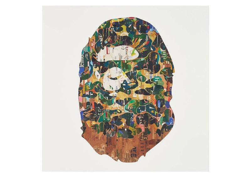 BAPE Ape Head Pop (ABC Camo Green) By Tomotatsu Gima Print