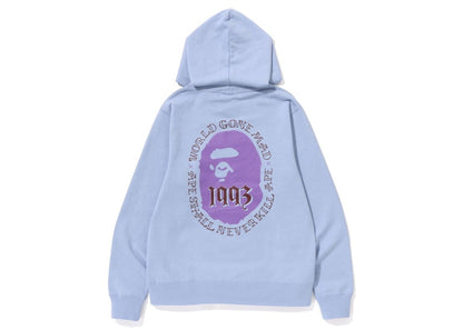 BAPE Ape Head Pullover Hoodie Sax