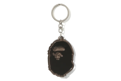 BAPE Ape Head Reflective Keychain Black