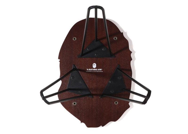 BAPE Ape Head Side Table Brown