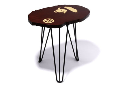 BAPE Ape Head Side Table Brown