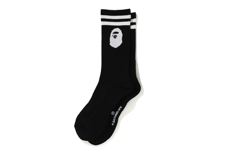 BAPE Ape Head Socks (FW19) Black