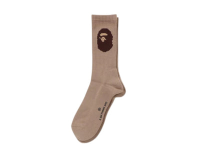 BAPE Ape Head Socks (SS25) Beige