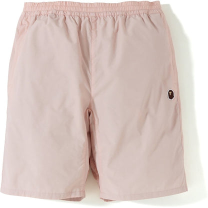 BAPE Ape Head Track Shorts Pink