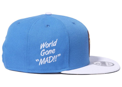 BAPE Ape Head World Gone Mad 9Fifty New Era Cap Blue
