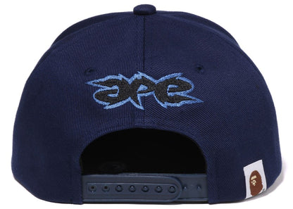 BAPE Ape Logo Snap Back Cap (FW22) Navy